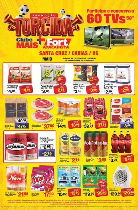 Catálogo Fort Atacadista | RS Fort Semanal 2ª ED Regional 11 a 15 MAI 26 Santa Cruz Final | 2026-05-11T00:00:00.000Z - 2026-05-15T00:00:00.000Z