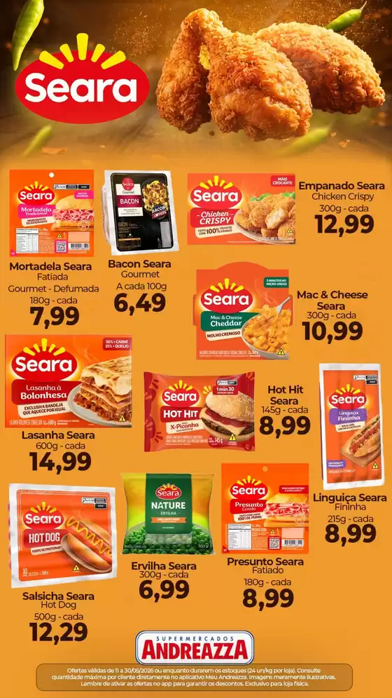 Catálogo Supermercados Andreazza | Encarte Supermercados Andreazza | 2026-05-11T00:00:00.000Z - 2026-05-30T00:00:00.000Z