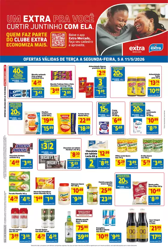 Catálogo Mercado Extra | Ótima oferta para caçadores de pechinchas | 2026-05-05T00:00:00.000Z - 2026-05-11T00:00:00.000Z