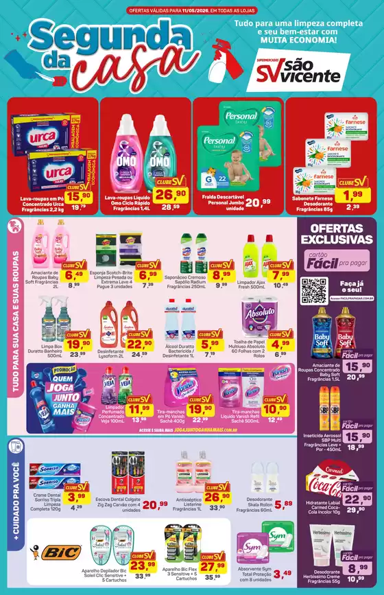 Catálogo Supermercados São Vicente | Nossas melhores pechinchas | 2026-05-11T00:00:00.000Z - 2026-05-11T00:00:00.000Z