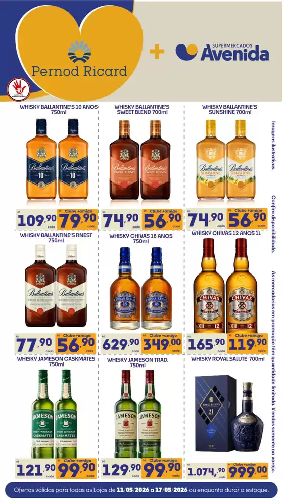 Catálogo Supermercados Avenida | Grandes descontos em produtos selecionados | 2026-05-11T00:00:00.000Z - 2026-05-17T00:00:00.000Z