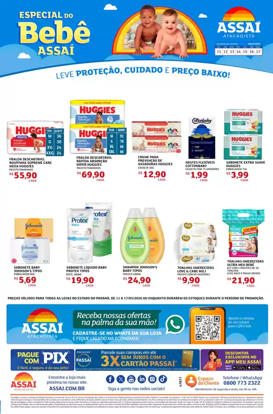 Catálogo Assaí Atacadista | Encarte Assaí Atacadista 47077-241 | 2026-05-11T00:00:00.000Z - 2026-05-17T00:00:00.000Z