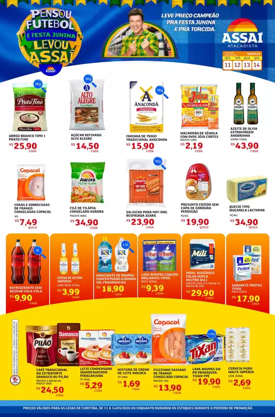 Catálogo Assaí Atacadista | Encarte Assaí Atacadista 46279-120 | 2026-05-11T00:00:00.000Z - 2026-05-14T00:00:00.000Z