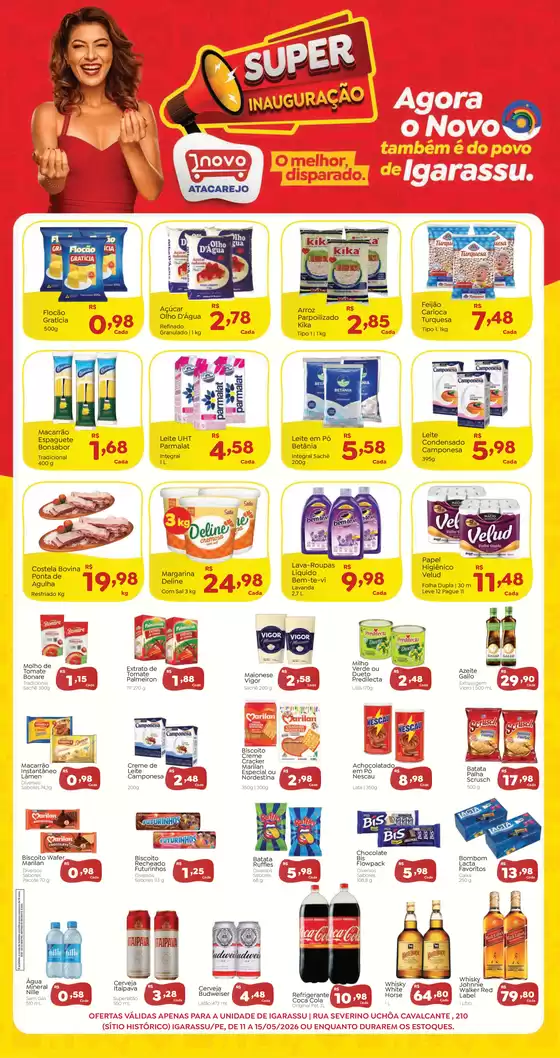 Catálogo Novo Atacarejo | Super Ofertas Igarassu - 11 a 15052026 | 2026-05-11T00:00:00.000Z - 2026-05-15T00:00:00.000Z