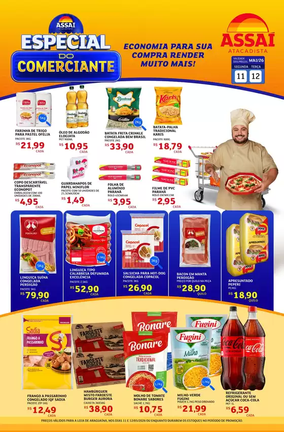 Catálogo Assaí Atacadista | Encarte Assaí Atacadista 46672-813 | 2026-05-11T00:00:00.000Z - 2026-05-12T00:00:00.000Z
