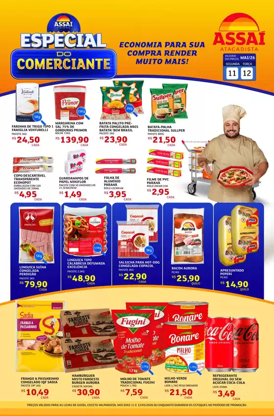 Catálogo Assaí Atacadista | Encarte Assaí Atacadista 46672-822 | 2026-05-11T00:00:00.000Z - 2026-05-12T00:00:00.000Z