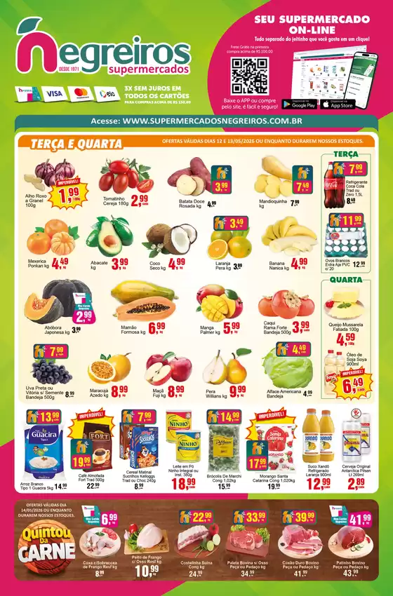 Catálogo Negreiros Supermercados | Encarte Negreiros Supermercados | 2026-05-12T00:00:00.000Z - 2026-05-13T00:00:00.000Z