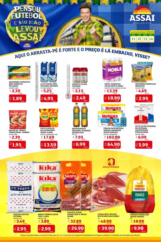 Catálogo Assaí Atacadista | Encarte Assaí Atacadista 46904-757 | 2026-05-11T00:00:00.000Z - 2026-05-14T00:00:00.000Z
