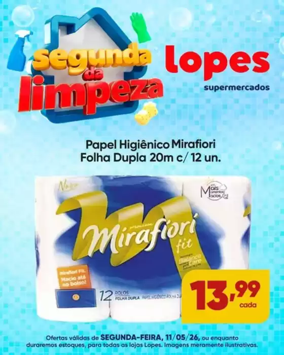 Catálogo Lopes Supermercados | Segunda Da Limpeza | 2026-05-11T00:00:00.000Z - 2026-05-11T00:00:00.000Z