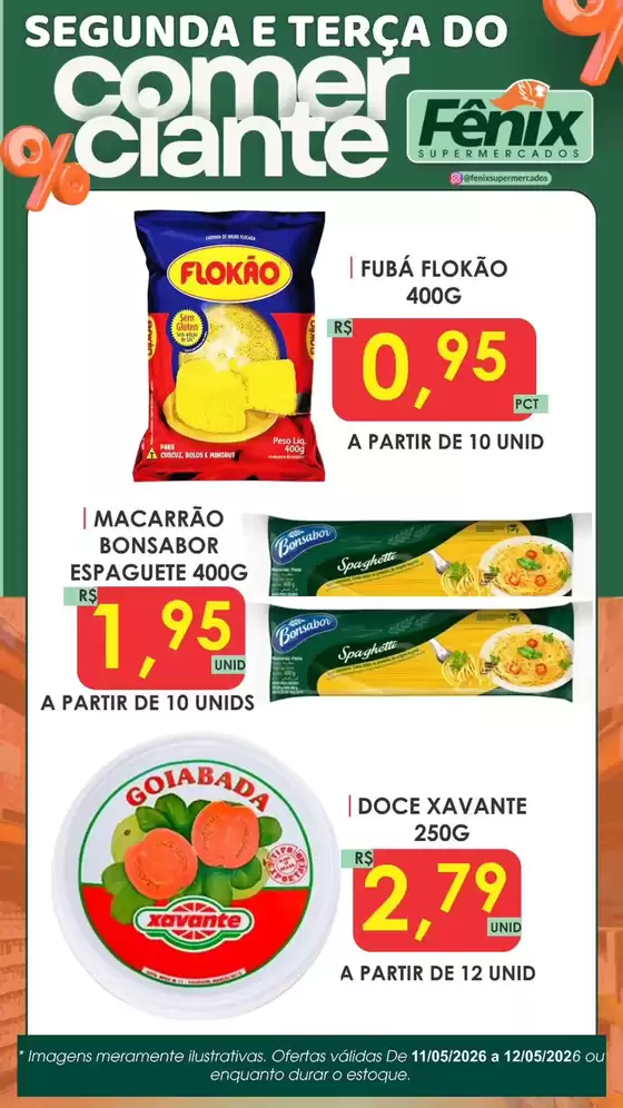Catálogo Fênix Supermercados | SEGUNDA E TERÇA DO Comer CiIante | 2026-05-12T00:00:00.000Z - 2026-05-12T00:00:00.000Z