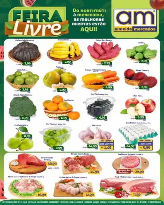 Catálogo Almeida Mercados | Feira Livre | 2026-05-12T00:00:00.000Z - 2026-05-13T00:00:00.000Z