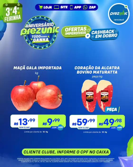 Catálogo Prezunic | Encarte Prezunic | 2026-05-12T00:00:00.000Z - 2026-05-13T00:00:00.000Z