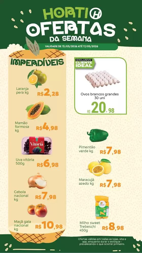 Catálogo Hiperideal Supermercados | Economize agora com nossas ofertas | 2026-05-12T00:00:00.000Z - 2026-05-17T00:00:00.000Z
