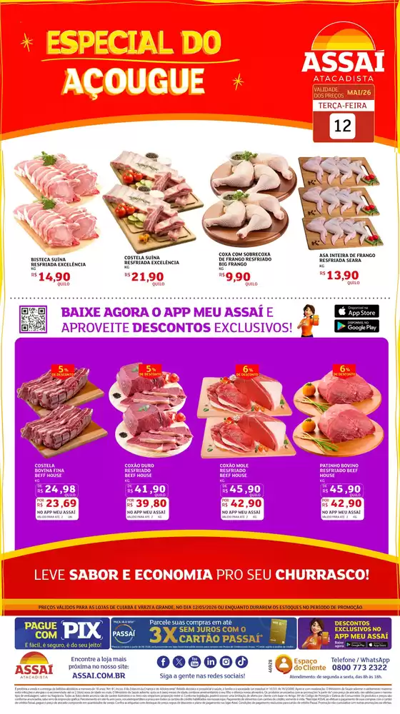 Catálogo Assaí Atacadista | Encarte Assaí Atacadista 46928-462 | 2026-05-12T00:00:00.000Z - 2026-05-12T00:00:00.000Z