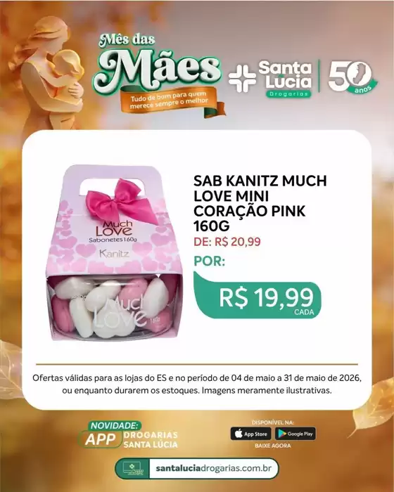 Catálogo Farmácia Santa Lúcia | Melhores ofertas para todos os caçadores de pechinchas | 2026-05-04T00:00:00.000Z - 2026-05-31T00:00:00.000Z