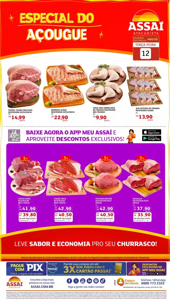 Catálogo Assaí Atacadista | Encarte Assaí Atacadista 46928-461 | 2026-05-12T00:00:00.000Z - 2026-05-12T00:00:00.000Z