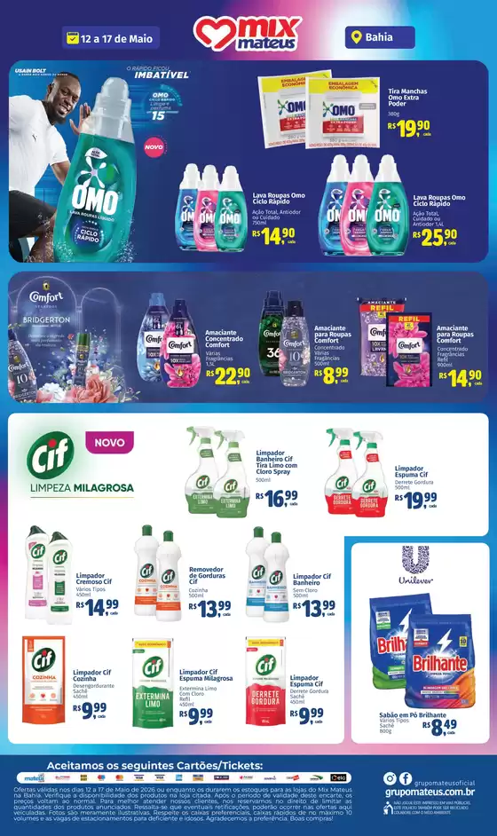 Catálogo Supermercados Mateus | Trade Unilever | 2026-05-12T00:00:00.000Z - 2026-05-17T00:00:00.000Z