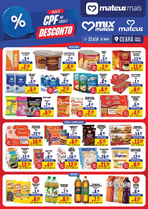 Catálogo Supermercados Mateus | App Mateus Mais | 2026-05-12T00:00:00.000Z - 2026-05-14T00:00:00.000Z