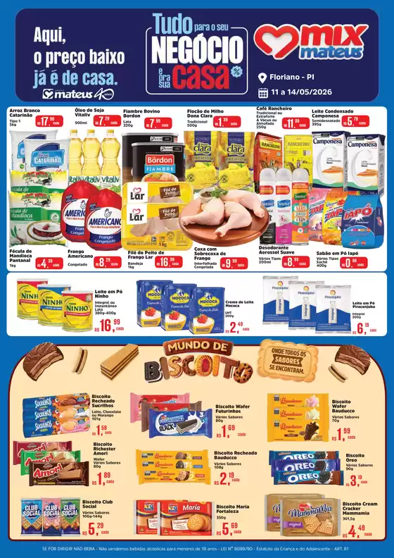 Catálogo Supermercados Mateus | Tudo Para o Seu Negocio e Pra Sua Casa | 2026-05-12T00:00:00.000Z - 2026-05-14T00:00:00.000Z