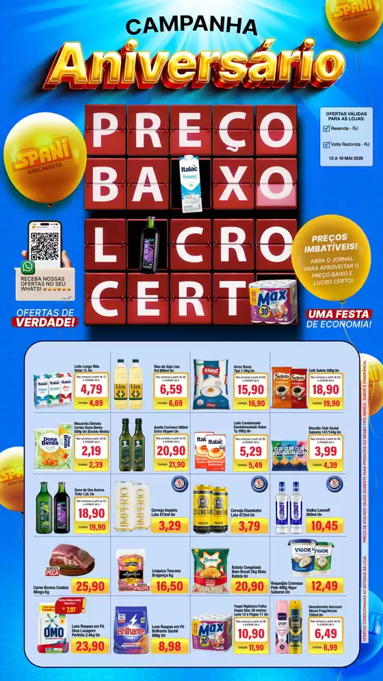Catálogo Spani Atacadista | Jornal de Ofertas RJ 12 a 18 05 | 2026-05-12T00:00:00.000Z - 2026-05-18T00:00:00.000Z