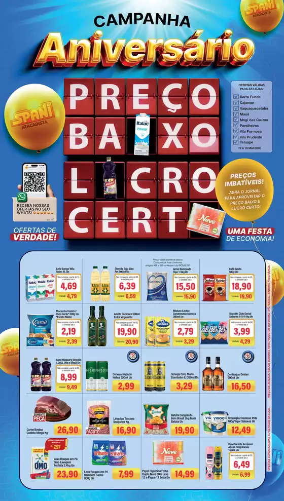 Catálogo Spani Atacadista | Jornal de Ofertas GDE 12 a 18 05 | 2026-05-12T00:00:00.000Z - 2026-05-18T00:00:00.000Z