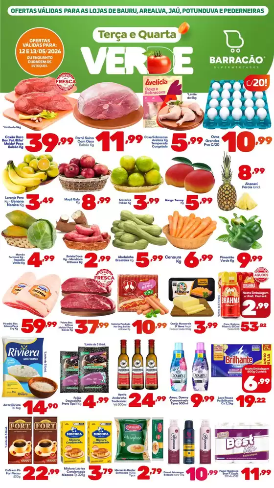 Catálogo Barracão Supermercado | Encarte Barracão Supermercado | 2026-05-12T00:00:00.000Z - 2026-05-13T00:00:00.000Z