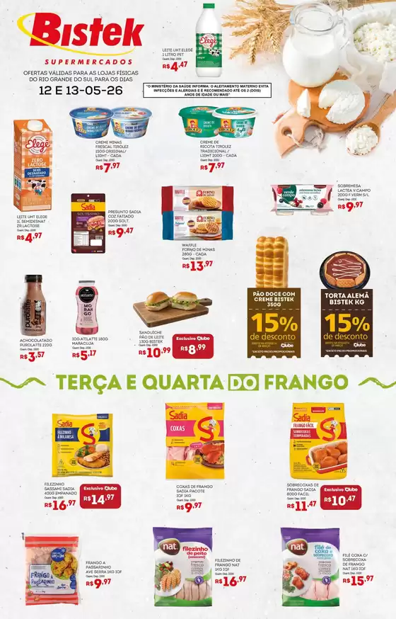 Catálogo Bistek Supermercados | Novas ofertas para descobrir | 2026-05-12T00:00:00.000Z - 2026-05-13T00:00:00.000Z