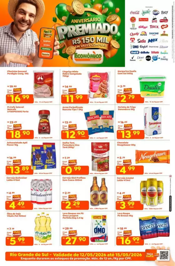 Catálogo Econômico Atacadão | Tabloide Econômico Atacadão - RS | 2026-05-12T00:00:00.000Z - 2026-05-15T00:00:00.000Z