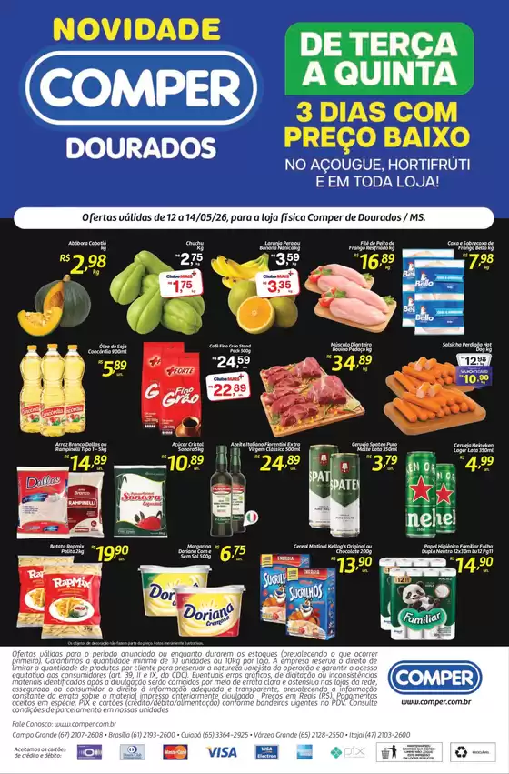 Catálogo Comper | Especial Ofertas Comper Dourados | 2026-05-12T00:00:00.000Z - 2026-05-14T00:00:00.000Z