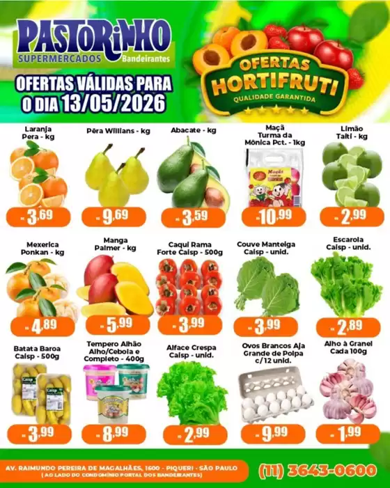 Catálogo Supermercado Pastorinho | Promoções especiais em andamento | 2026-05-13T00:00:00.000Z - 2026-05-13T00:00:00.000Z