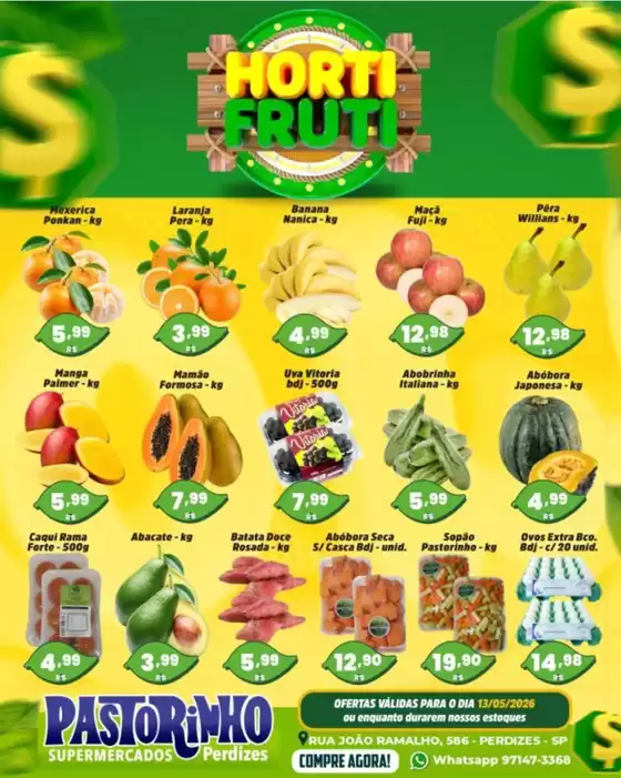 Catálogo Supermercado Pastorinho | Novas ofertas para descobrir | 2026-05-13T00:00:00.000Z - 2026-05-13T00:00:00.000Z