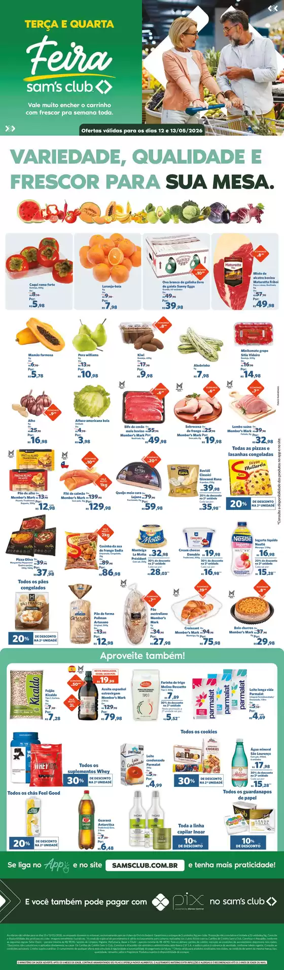 Catálogo Sam's Club | OFERTAS FEIRA | 2026-05-13T00:00:00.000Z - 2026-05-13T00:00:00.000Z