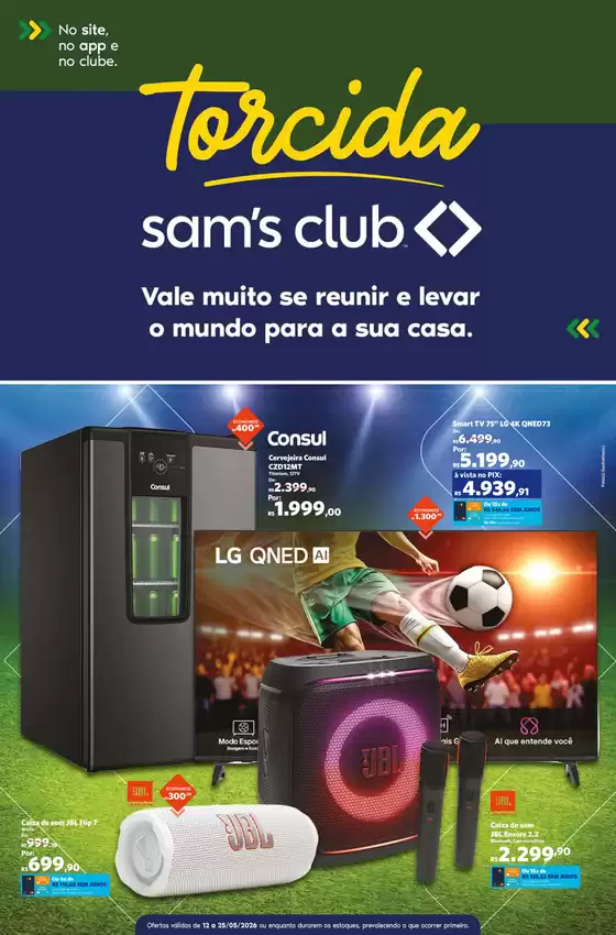 Catálogo Sam's Club | Nossas melhores pechinchas | 2026-05-13T00:00:00.000Z - 2026-05-25T00:00:00.000Z