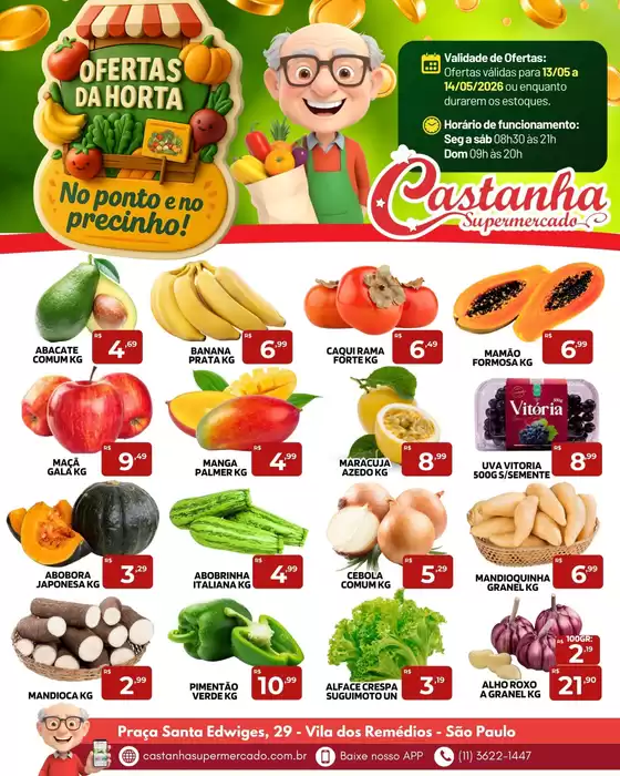 Catálogo Supermercado Castanha | Encarte Supermercado Castanha | 2026-05-13T00:00:00.000Z - 2026-05-14T00:00:00.000Z