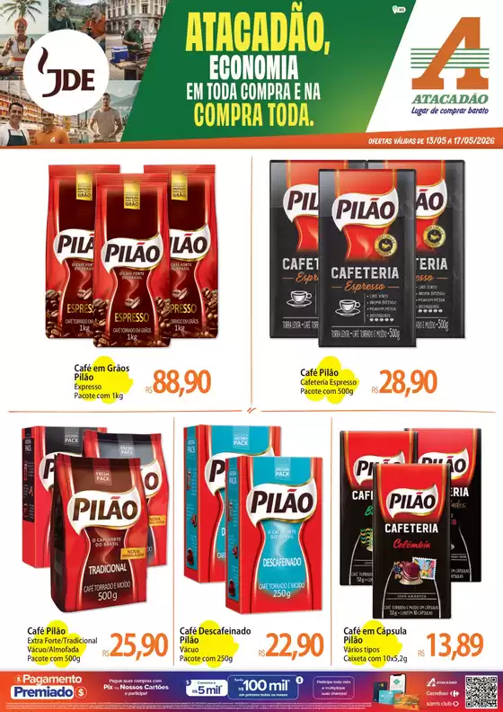 Catálogo Atacadão em Britânia | Atacadão - Cafés | 2026-05-13T00:00:00.000Z - 2026-05-17T00:00:00.000Z
