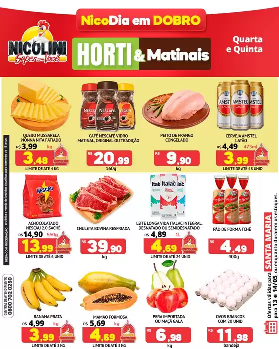 Catálogo Super Nicolini | Descubra ofertas atraentes | 2026-05-13T00:00:00.000Z - 2026-05-14T00:00:00.000Z