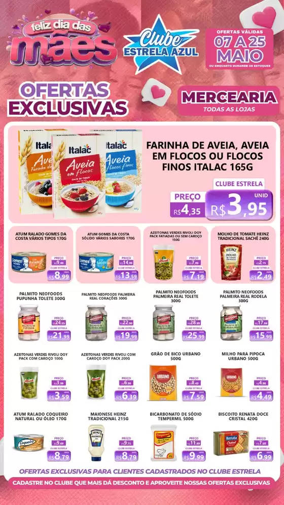 Catálogo Supermercado Estrela Azul | Ofertas especiais atraentes para todos | 2026-05-07T00:00:00.000Z - 2026-05-25T00:00:00.000Z