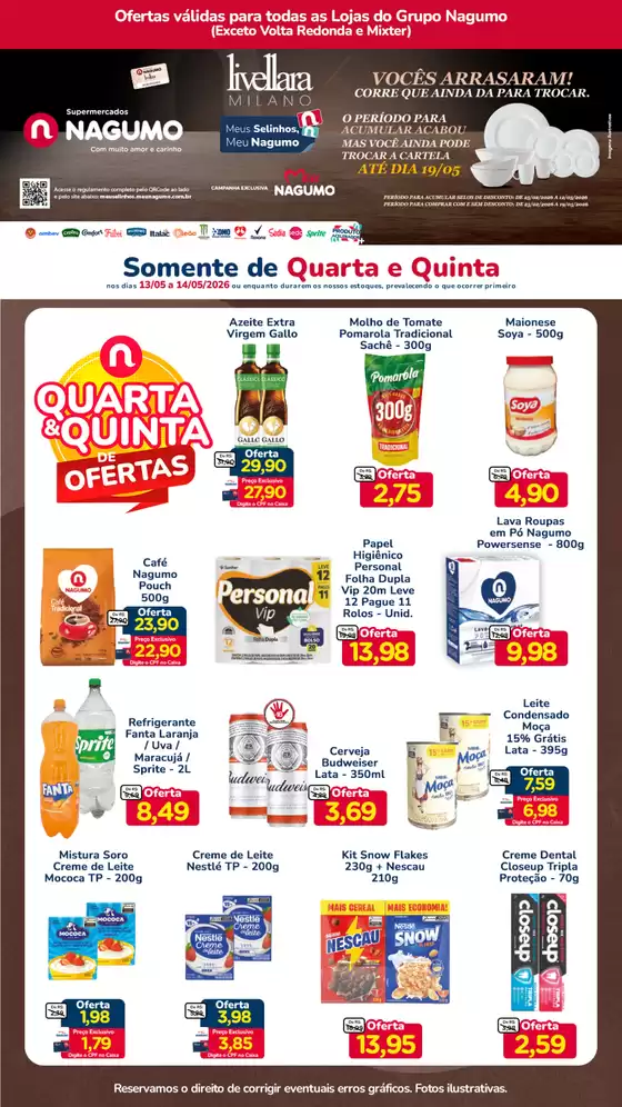 Catálogo Nagumo | QUARTA E QUINTA | 2026-05-13T00:00:00.000Z - 2026-05-14T00:00:00.000Z