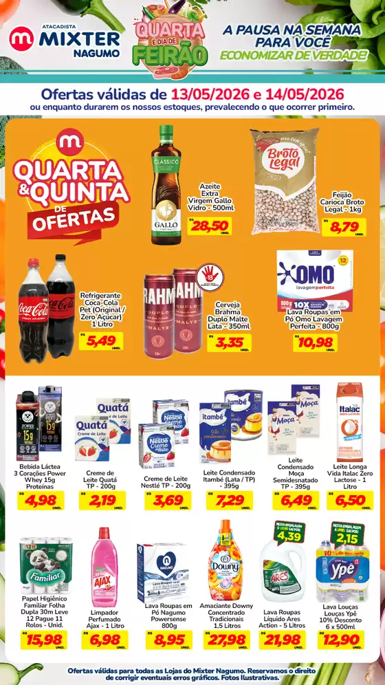 Catálogo Nagumo | QUARTA E QUINTA MIXTER | 2026-05-13T00:00:00.000Z - 2026-05-14T00:00:00.000Z