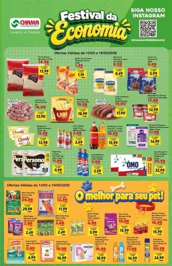 Catálogo Chama Supermercados | Encarte Chama Supermercados | 2026-05-13T00:00:00.000Z - 2026-05-19T00:00:00.000Z