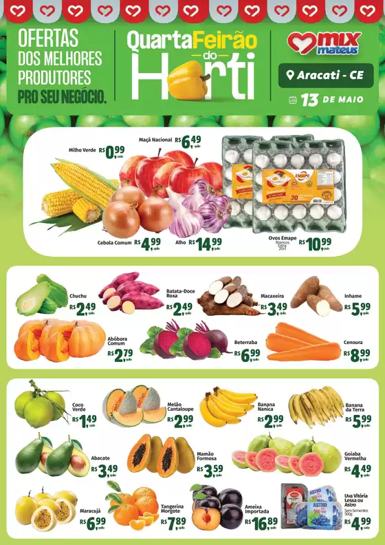 Catálogo Supermercados Mateus | Quarta do Horti | 2026-05-13T00:00:00.000Z - 2026-05-13T00:00:00.000Z