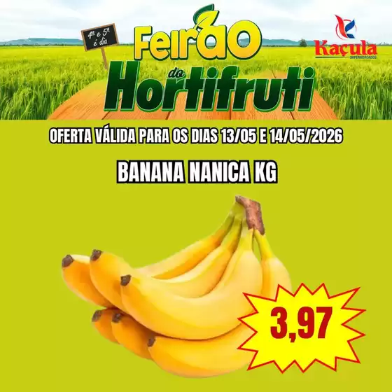 Catálogo Kaçula Supermercados | Encarte Kaçula Supermercados | 2026-05-13T00:00:00.000Z - 2026-05-14T00:00:00.000Z