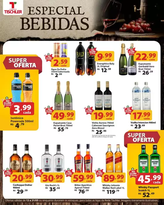 Catálogo Supermercados Tischler | Ofertas e promoções atuais | 2026-05-13T00:00:00.000Z - 2026-05-31T00:00:00.000Z