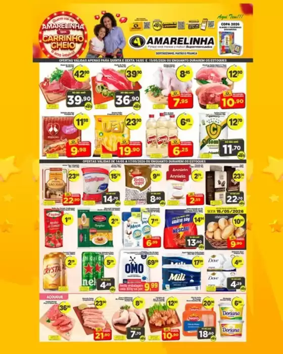 Catálogo Amarelinha Supermercados | Amarelinha Tem Qualidade | 2026-05-14T00:00:00.000Z - 2026-05-17T00:00:00.000Z