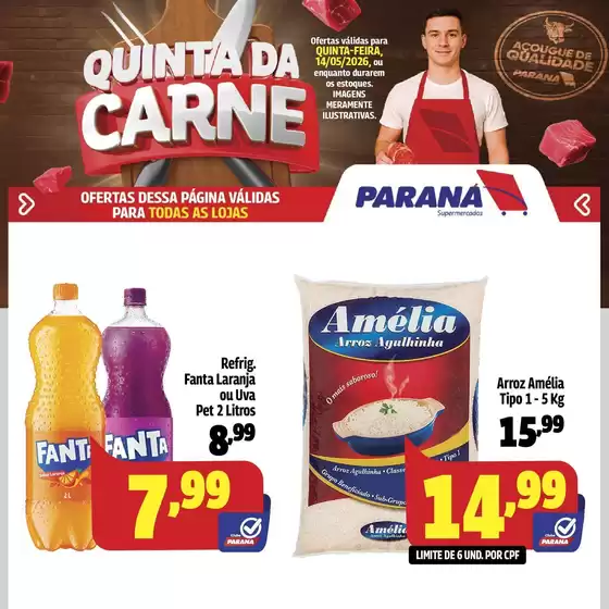 Catálogo Paraná Supermercados | Encarte Paraná Supermercados | 2026-05-14T00:00:00.000Z - 2026-05-14T00:00:00.000Z