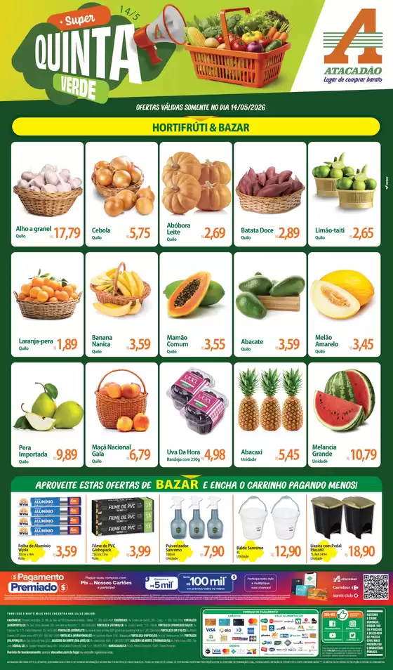 Catálogo Atacadão | Atacadão - Hortifrúti | 2026-05-14T00:00:00.000Z - 2026-05-14T00:00:00.000Z