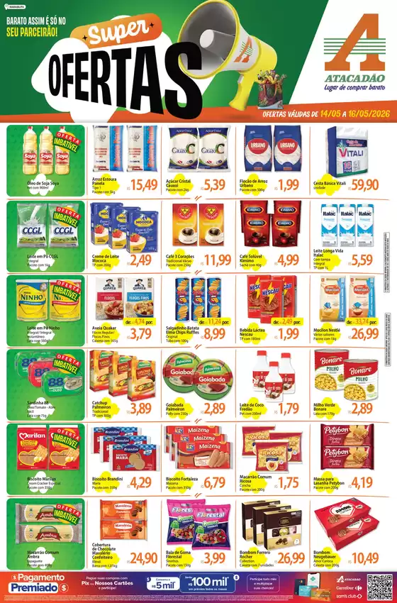Catálogo Atacadão | Atacadão - Super Ofertas | 2026-05-14T00:00:00.000Z - 2026-05-16T00:00:00.000Z
