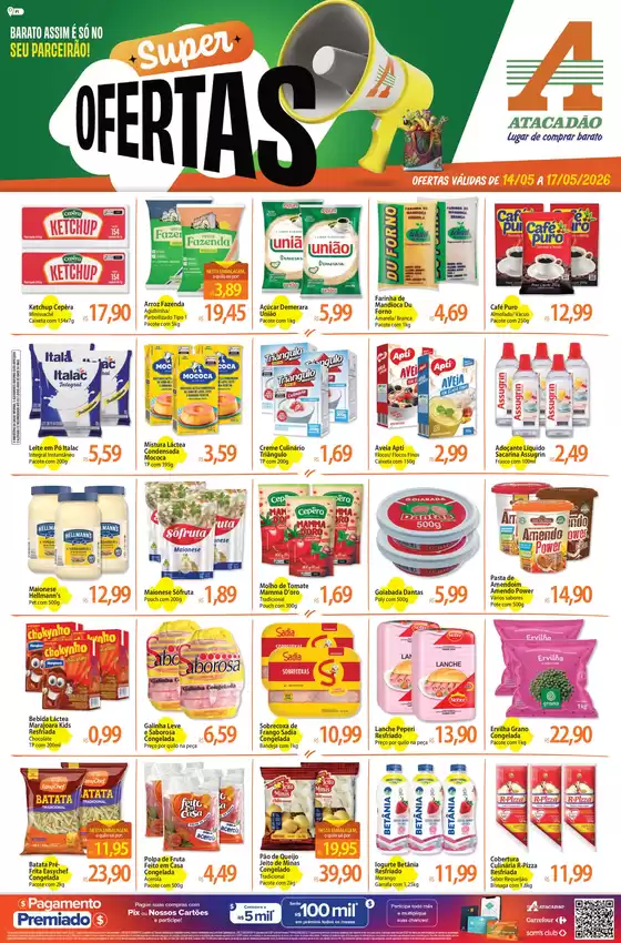 Catálogo Atacadão | Atacadão - Super Ofertas | 2026-05-14T00:00:00.000Z - 2026-05-17T00:00:00.000Z