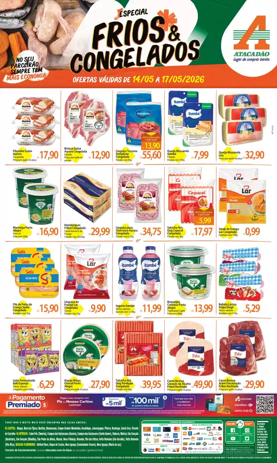Catálogo Atacadão | Atacadão - Frios e Congelados | 2026-05-14T00:00:00.000Z - 2026-05-17T00:00:00.000Z