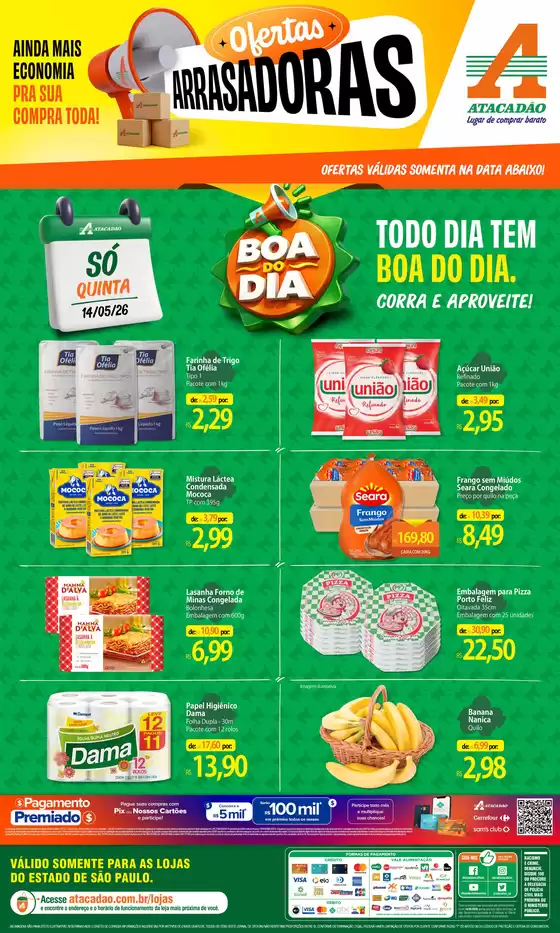 Catálogo Atacadão em São José dos Campos | Atacadão - Boa do Dia | 2026-05-14T00:00:00.000Z - 2026-05-14T00:00:00.000Z